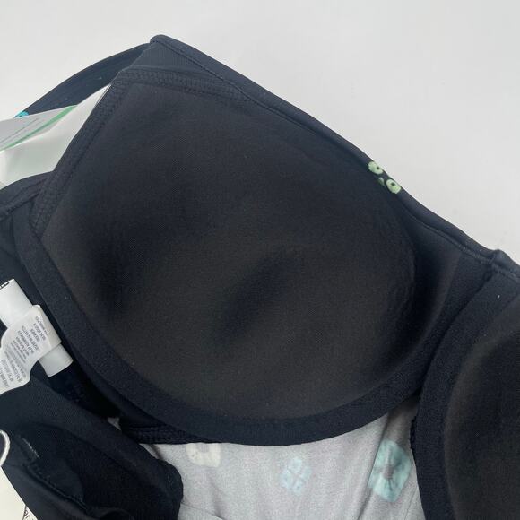 CONTOURS BY COCO REEF Tankini Top Size 10/34D NWT Black Underwire Shapemaker - Picture 15 of 16